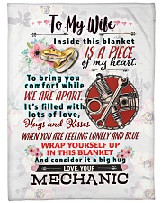MECHANIC'S WIFE- PREMIUM Large Fleece Blanket - 60" x 80" front