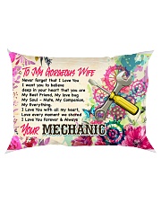 GIFT FOR A MECHANIC'S WIFE - PREMIUM Rectangular Pillowcase back