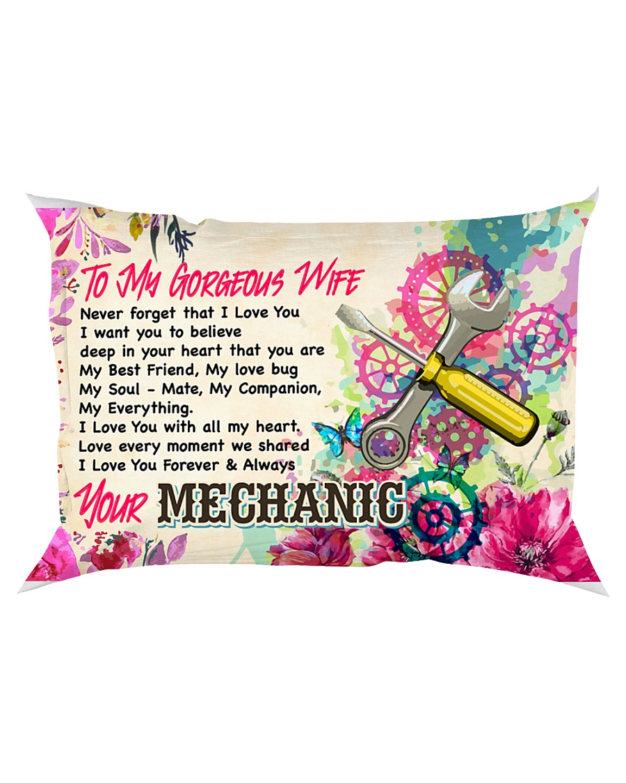GIFT FOR A MECHANIC'S WIFE - PREMIUM Rectangular Pillowcase