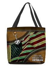 VETERAN'S GIRL All-over Tote front