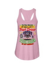 Trucker's Wife Ladies Flowy Tank tile