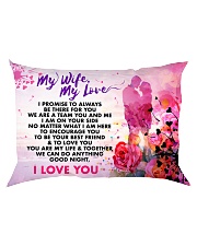GIFT FOR YOUR WIFE - PREMIUM Rectangular Pillowcase back
