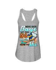 Skiing Ladies Flowy Tank tile