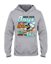 Skiing Hooded Sweatshirt front