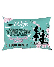 GIFT FOR YOUR WIFE - PREMIUM Rectangular Pillowcase back