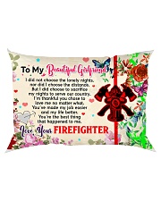 GIFT FOR A FIREFIGHTER'S GIRLFRIEND - PREMIUM Rectangular Pillowcase back