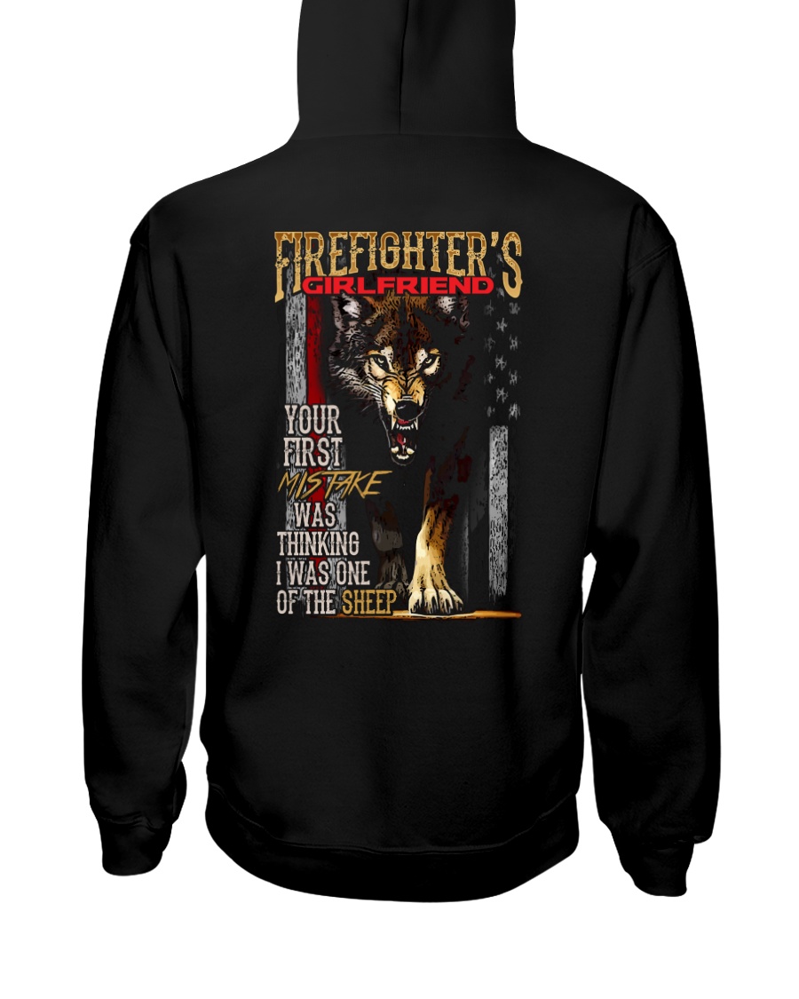 FIREFIGHTER'S GIRLFRIEND - I'M THE WOLF Hooded Sweatshirt