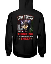 LADY FARMER - I'M THE WOLF Hooded Sweatshirt back
