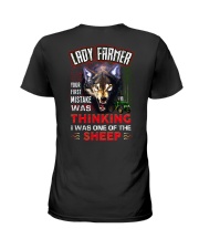 LADY FARMER - I'M THE WOLF Ladies T-Shirt thumbnail