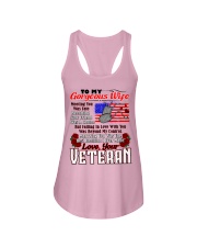 Veteran's Wife Ladies Flowy Tank tile