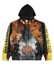 Firefighter's Wife Women's All Over Print Hoodie front