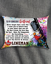 GIFT FOR A LINEMAN'S GIRLFRIEND- PREMIUM Rectangular Pillowcase aos-pillow-rectangle-front-lifestyle-1