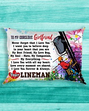 GIFT FOR A LINEMAN'S GIRLFRIEND- PREMIUM Rectangular Pillowcase aos-pillow-rectangle-front-lifestyle-5