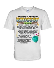 Knitting V-Neck T-Shirt tile
