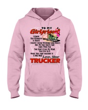 Trucker's Girlfriend Hooded Sweatshirt front