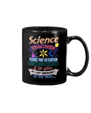 SCIENCE TEACHER PAY ATTENTION Mug tile