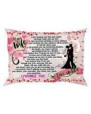 GIFT FOR YOUR WIFE - PREMIUM Rectangular Pillowcase front