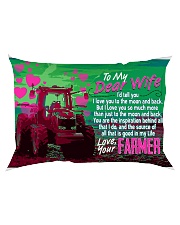 GIFT FOR A FARMER'S WIFE - PREMIUM Rectangular Pillowcase back