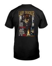 LADY TRUCKER - I'M THE WOLF Classic T-Shirt thumbnail