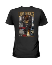 LADY TRUCKER - I'M THE WOLF Ladies T-Shirt thumbnail