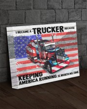Trucker - Premium 14x11 Gallery Wrapped Canvas Prints aos-canvas-pgw-14x11-lifestyle-front-11