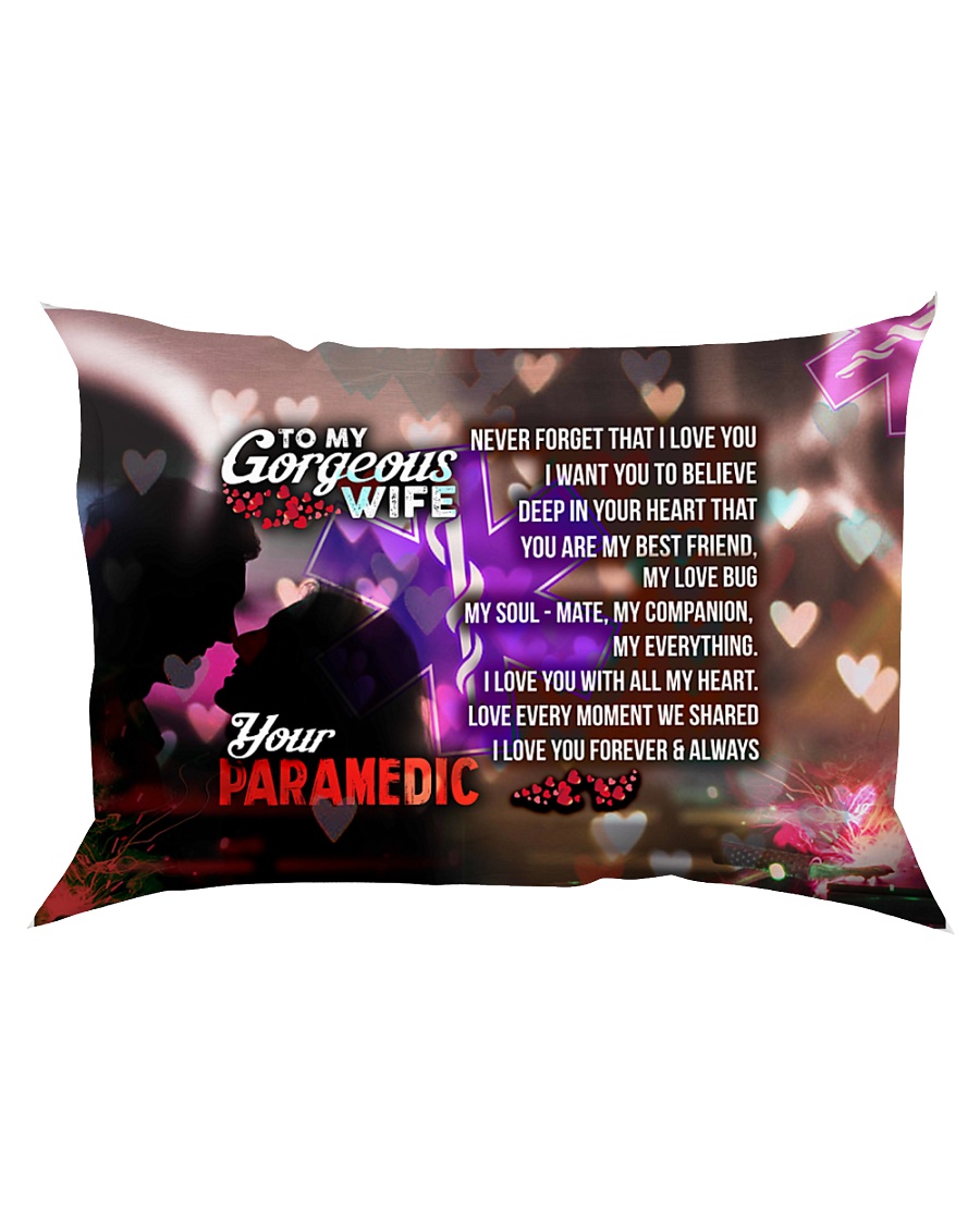GIFT FOR A PARAMEDIC'S WIFE - PREMIUM Rectangular Pillowcase