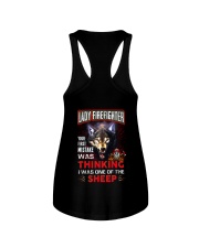Lady Firefighter - I'm the Wolf Ladies Flowy Tank thumbnail