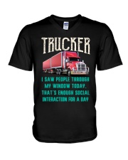 Trucker V-Neck T-Shirt tile