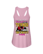 Trucker's Wife Ladies Flowy Tank tile