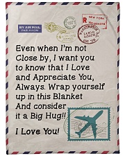 Pilot's Wife Premium Large Fleece Blanket - 60" x 80" front