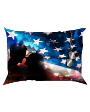 GIFT FOR A VETERAN'S WIFE - PREMIUM Rectangular Pillowcase back