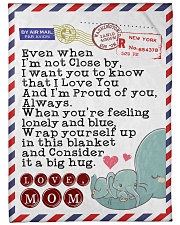Mom Premium Large Fleece Blanket - 60" x 80" front