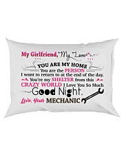 GIFT FOR A MECHANIC'S GIRLFRIEND - PREMIUM Rectangular Pillowcase back