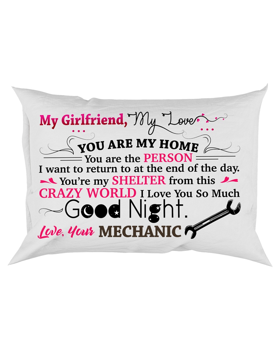 GIFT FOR A MECHANIC'S GIRLFRIEND - PREMIUM Rectangular Pillowcase