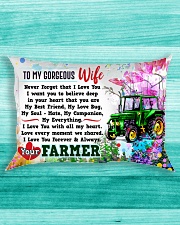 GIFT FOR A FARMER'S WIFE - PREMIUM Rectangular Pillowcase aos-pillow-rectangle-front-lifestyle-5