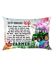 GIFT FOR A FARMER'S WIFE - PREMIUM Rectangular Pillowcase back