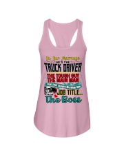 Trucker's Wife Ladies Flowy Tank tile