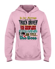 Trucker's Wife Hooded Sweatshirt front