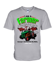 FARMER V-Neck T-Shirt tile