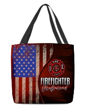 Firefighter's Girlfriend All-over Tote front