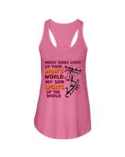 Lineman's mom Ladies Flowy Tank tile