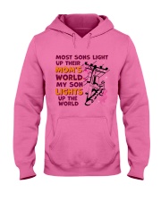 Lineman's mom Hooded Sweatshirt front