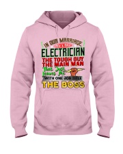Electrician's Wife Hooded Sweatshirt front