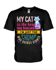 CAT MOM - PAST BUYERS EXCLUSIVE V-Neck T-Shirt tile