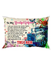 GIFT FOR A TRUCKER'S GIRLFRIEND - PREMIUM Rectangular Pillowcase front