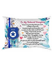 GIFT FOR A POLICE OFFICER'S DAUGHTER - PREMIUM Rectangular Pillowcase front
