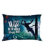 GIFT FOR A LINEMAN'S WIFE- PREMIUM Rectangular Pillowcase back