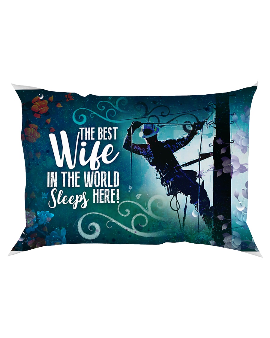 GIFT FOR A LINEMAN'S WIFE- PREMIUM Rectangular Pillowcase