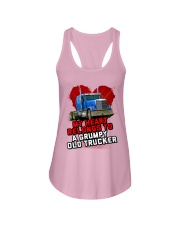 Trucker's Wife Ladies Flowy Tank tile