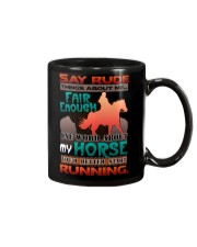 HORSE RIDING RUNNING FAIR Mug thumbnail